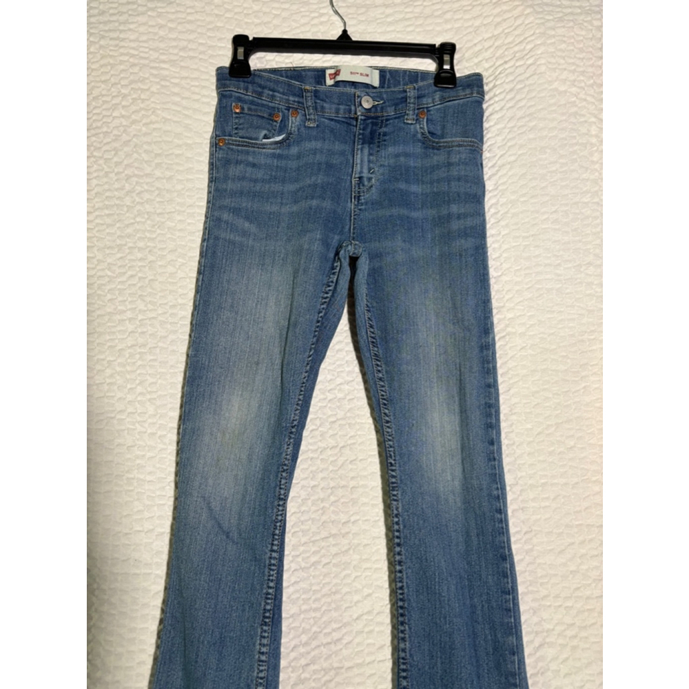 Boys Levi's Jeans Blue 14 - Picture 2 of 7